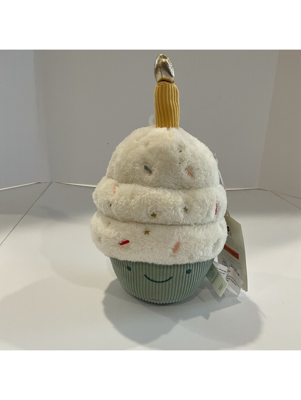 Cloud Island Cupcake Plush Baby Toy Stuffed Plushie Nursery Decor collection nwt